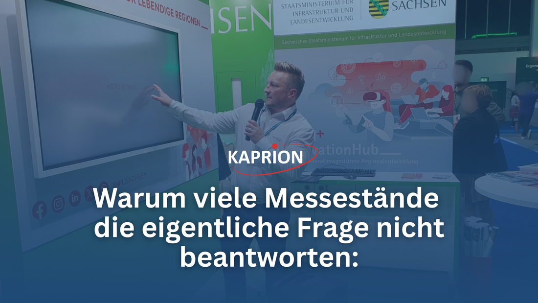Warum viele Messestände die eigentlichen Fragen nicht beantworten